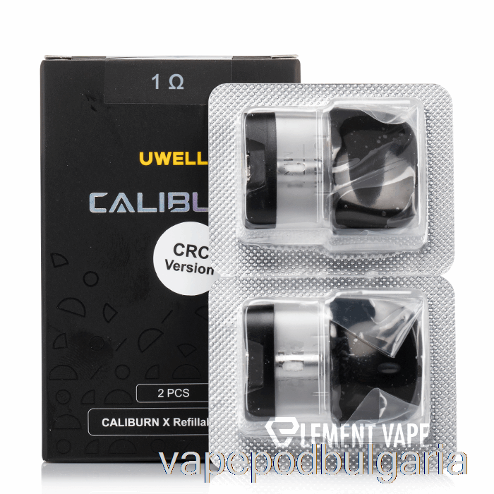 Vape 10000 Дръпки Uwell Caliburn X Replacement Pods 3ml Pod + 1.0ohm Coil